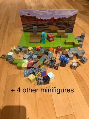 Minecraft Stop-Motion Movie Creator PlaySet & Block Set EUC